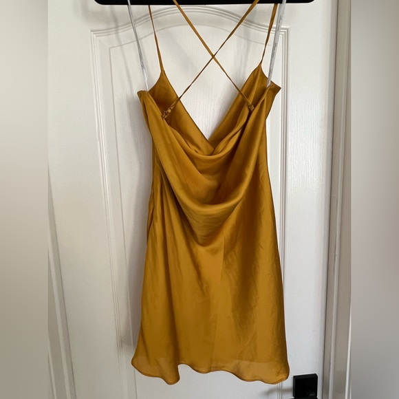 Lovers + Friends Boa Mini Satin Cowl Neck - Picture 4 of 5